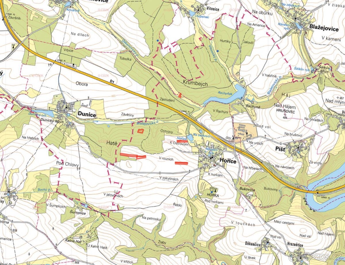 Zemědělská půda, prodej, Hořice, Pelhřimov - 5