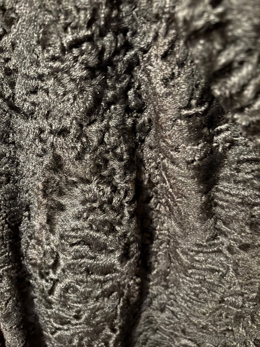 Vintage kožich z ovčí kožesiny - 5