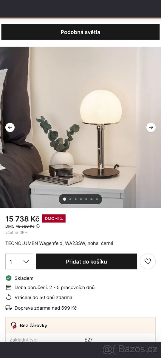 Velká starožitná stolní lampa chrom, dřevo a mléčné sklo - 5