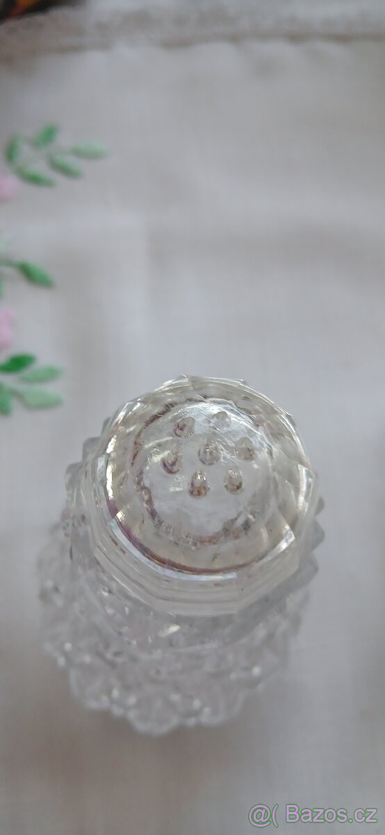 Křišťálová solnička a cukřenka - 5