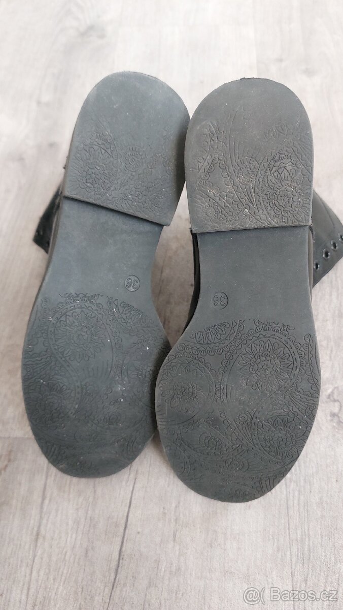 Dámské kožené boty 36 - 5