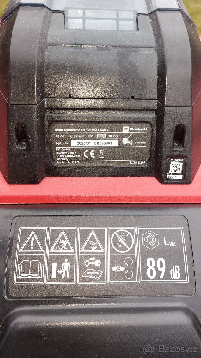 Aku vřetenová sekačka einheill - 5