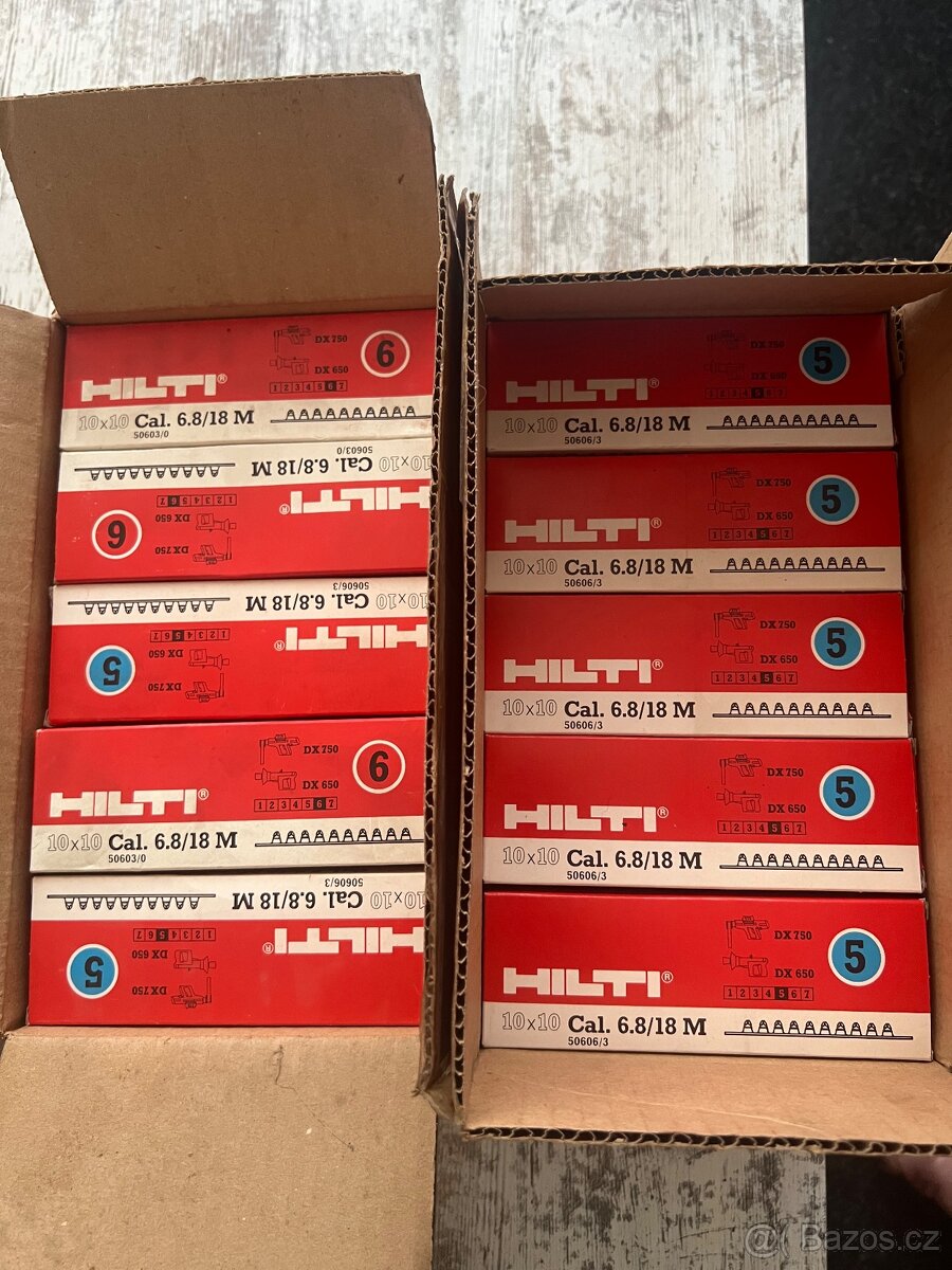 náboje hilti - 5