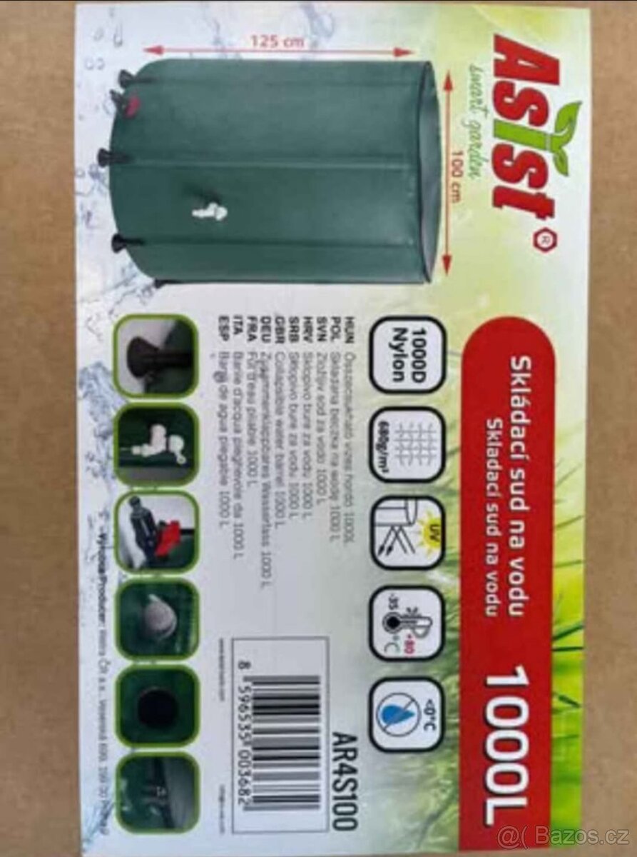 Skládací sud 1000l - 5