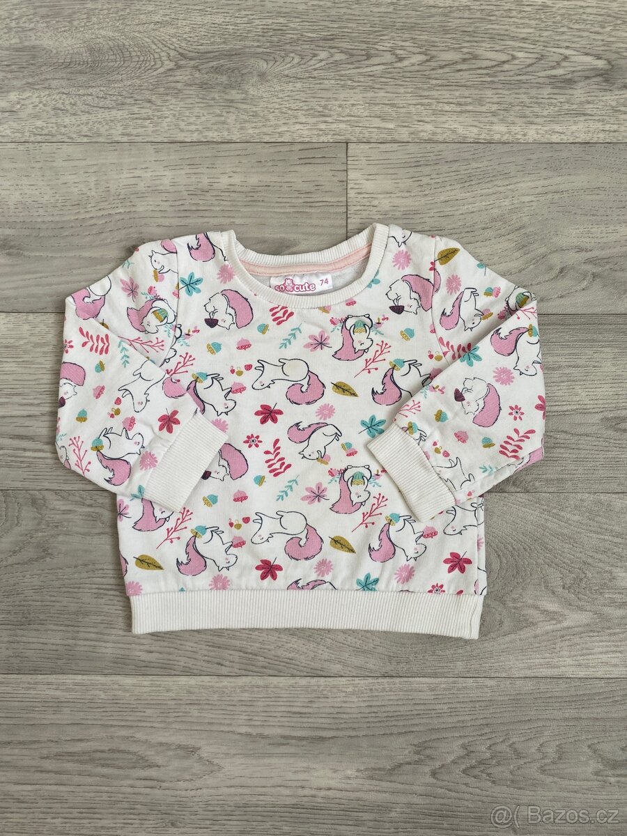 Balíček oblečení holka, dívka, velikost 6-9 m. / 74 - 5