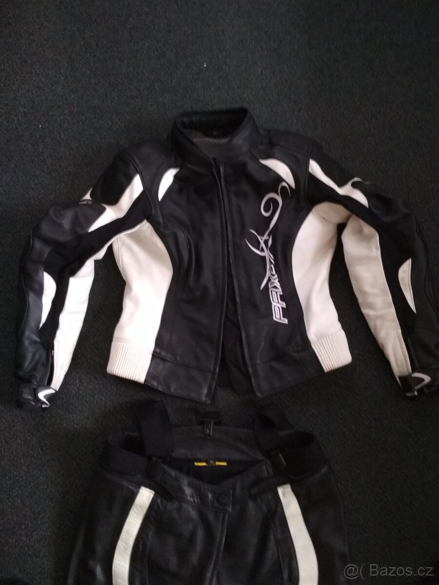 Dámská kožená dvoudílná kombinéza - 5