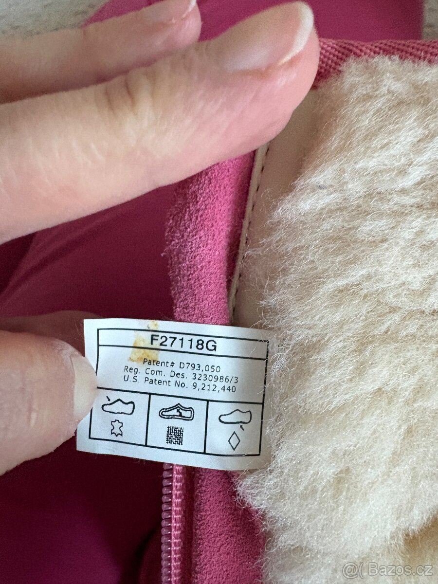 UGG sněhule válenky vel 38 Lil Sunshine II Back Zipper Pink - 5