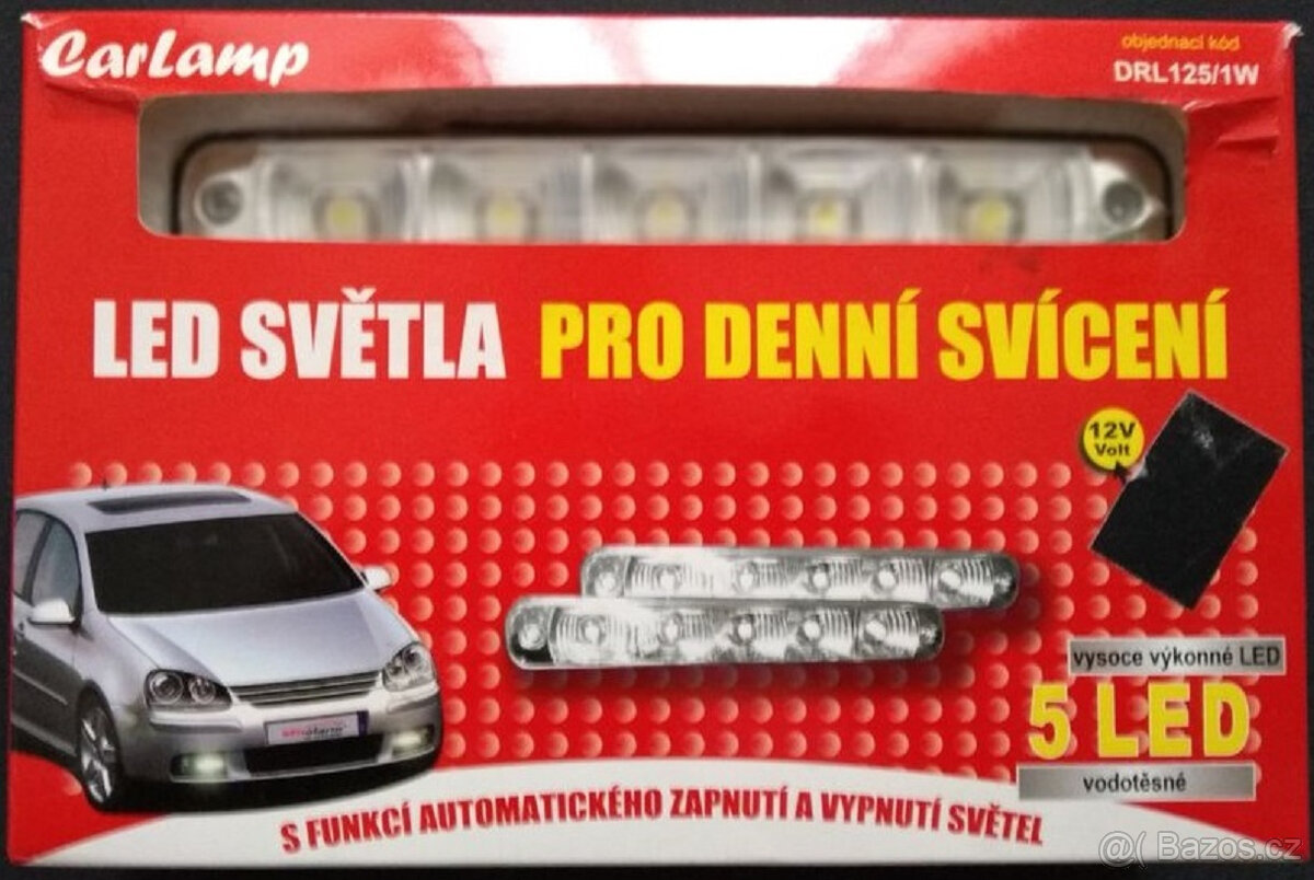 Světla carlamp pro denní svícení DRL-2x5 LED.12/24V. - 5