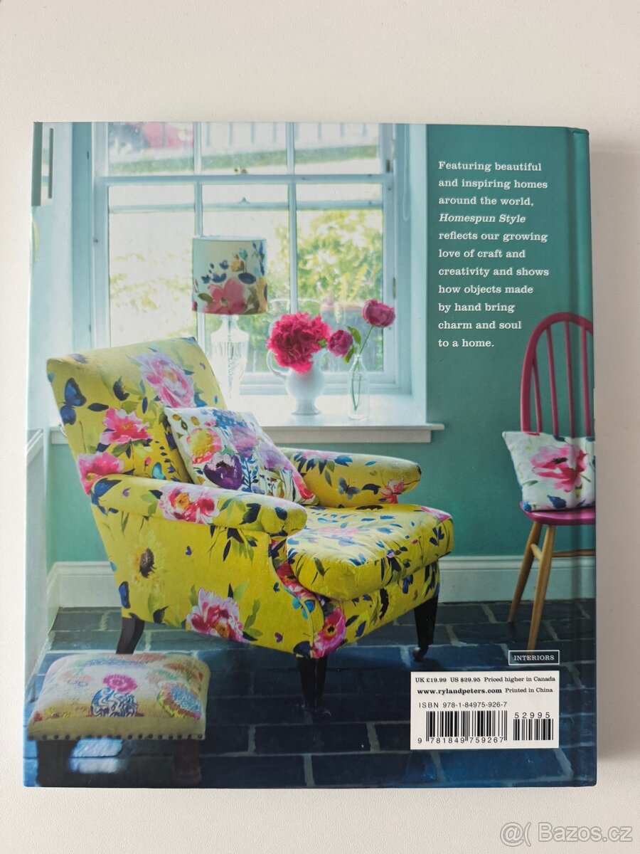anglická kniha Homespun style - 5