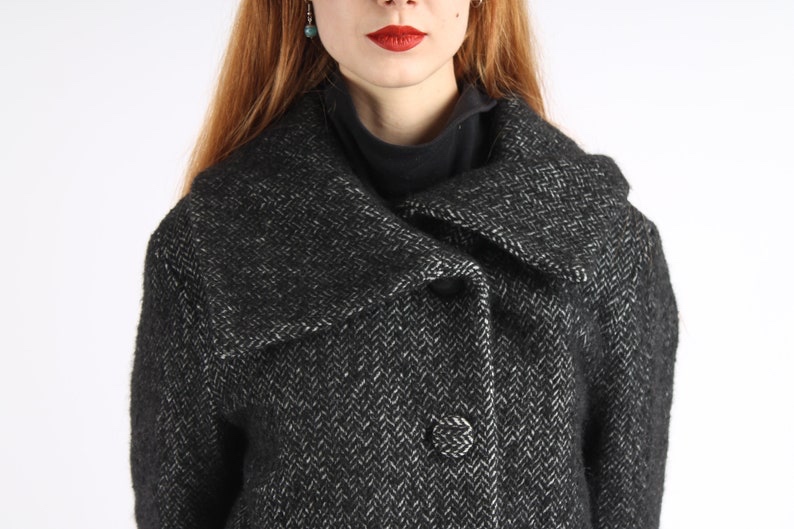 Vlněný značkový kabát H&M - 5