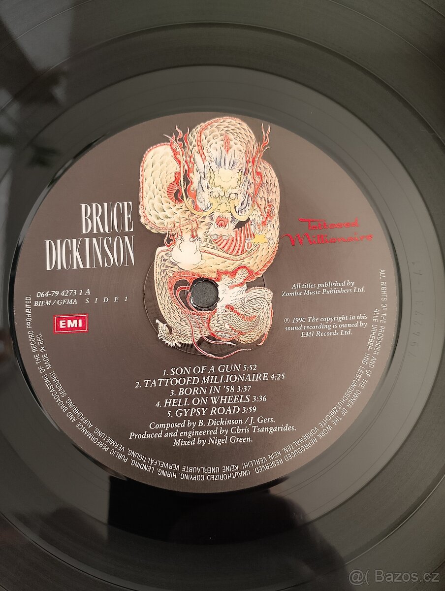 LP Bruce Dickinson - Tattooed Millionaire - 5