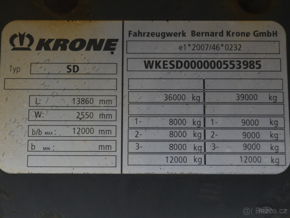 KRONE SD standard - návěs - 5