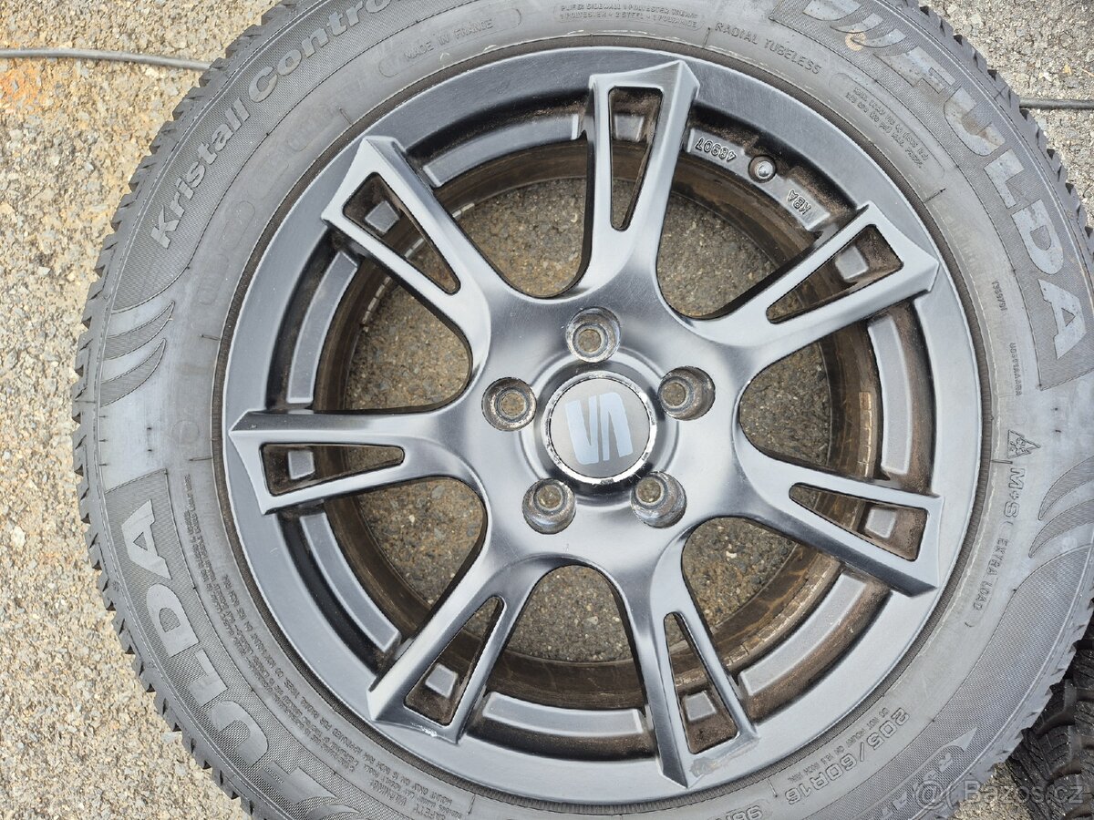 Sada elektrony a zimní pneu 205/60 R16 - 5