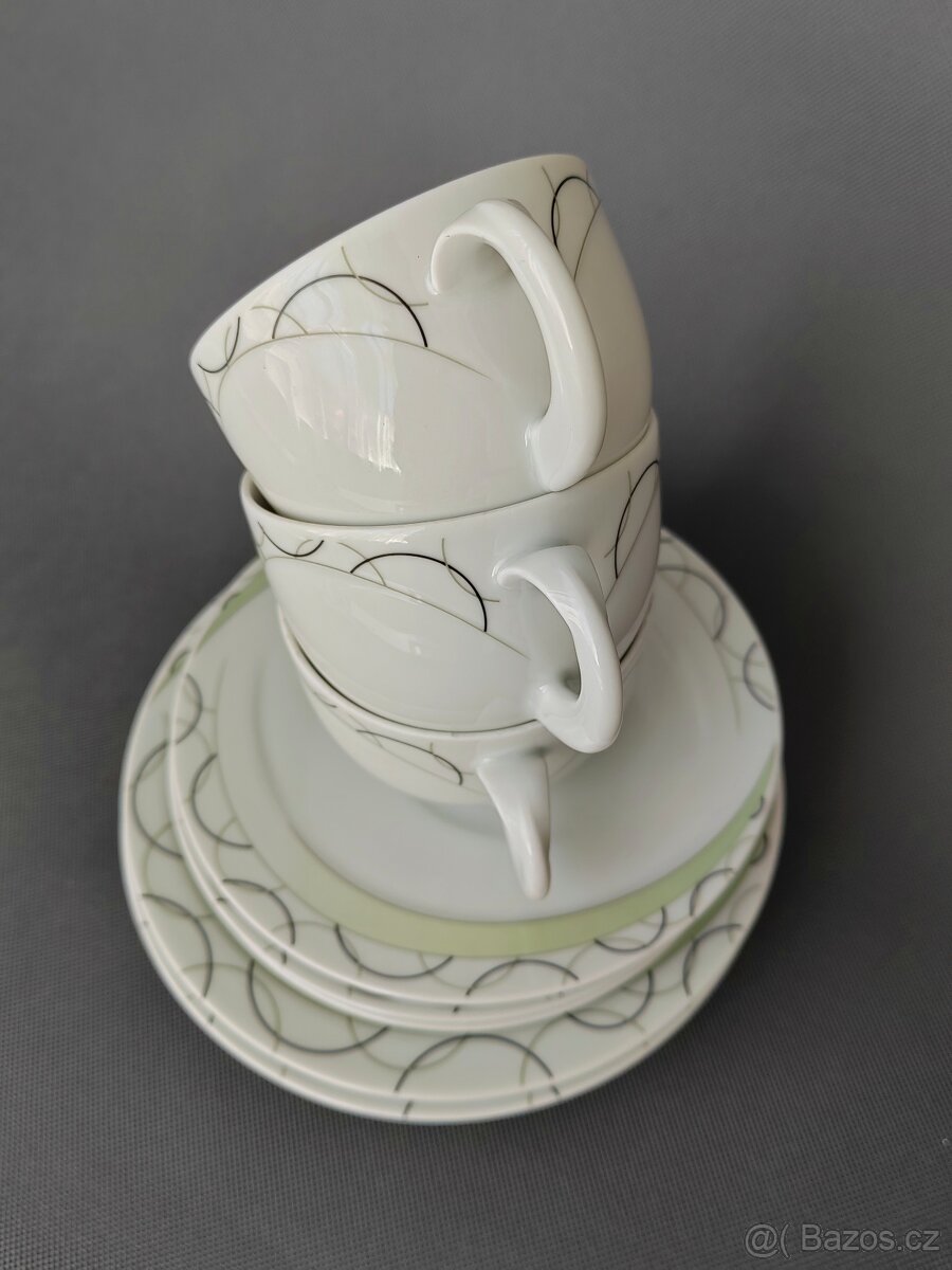 Komplet šálku s podšálkem a talířem Seltmann Weiden "Monaco - 5