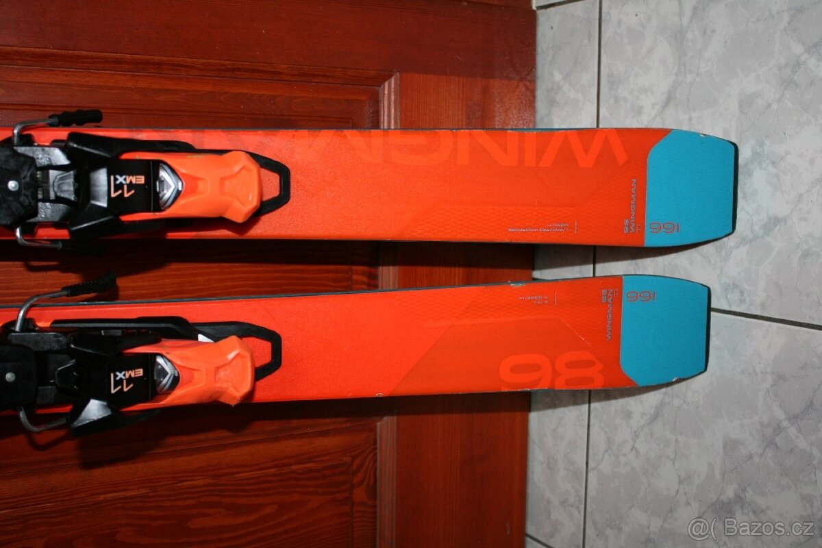 lyže Elan 166 cm , drevo , titan - 5