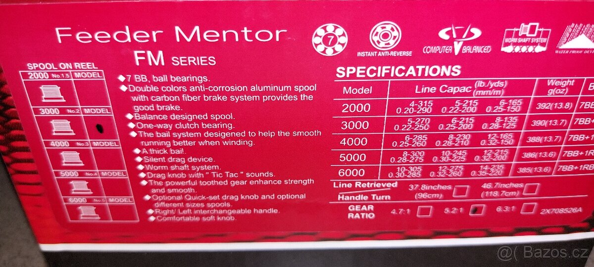 Tica Naviják Feeder Mentor 3000 - 5