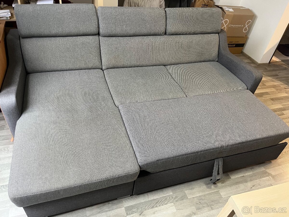 Rozkládací gauč s úložným prostorem - 5