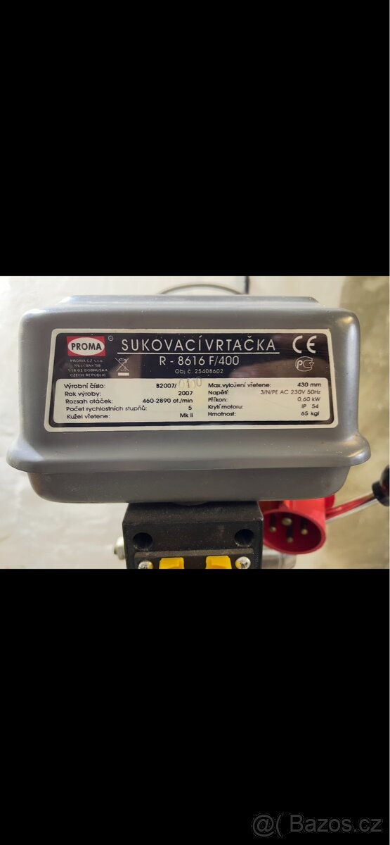 Sloupová vrtačka proma - 5