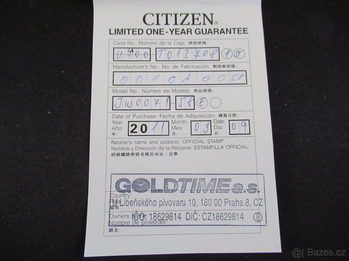 Pánské Citizen Eco-Drive Edice Tony Charouz - 5