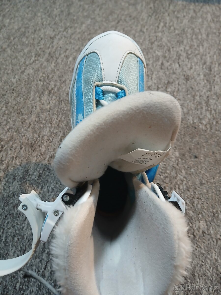 Dětské lední brusle s upravitelnou velikostí 32-35 - 5