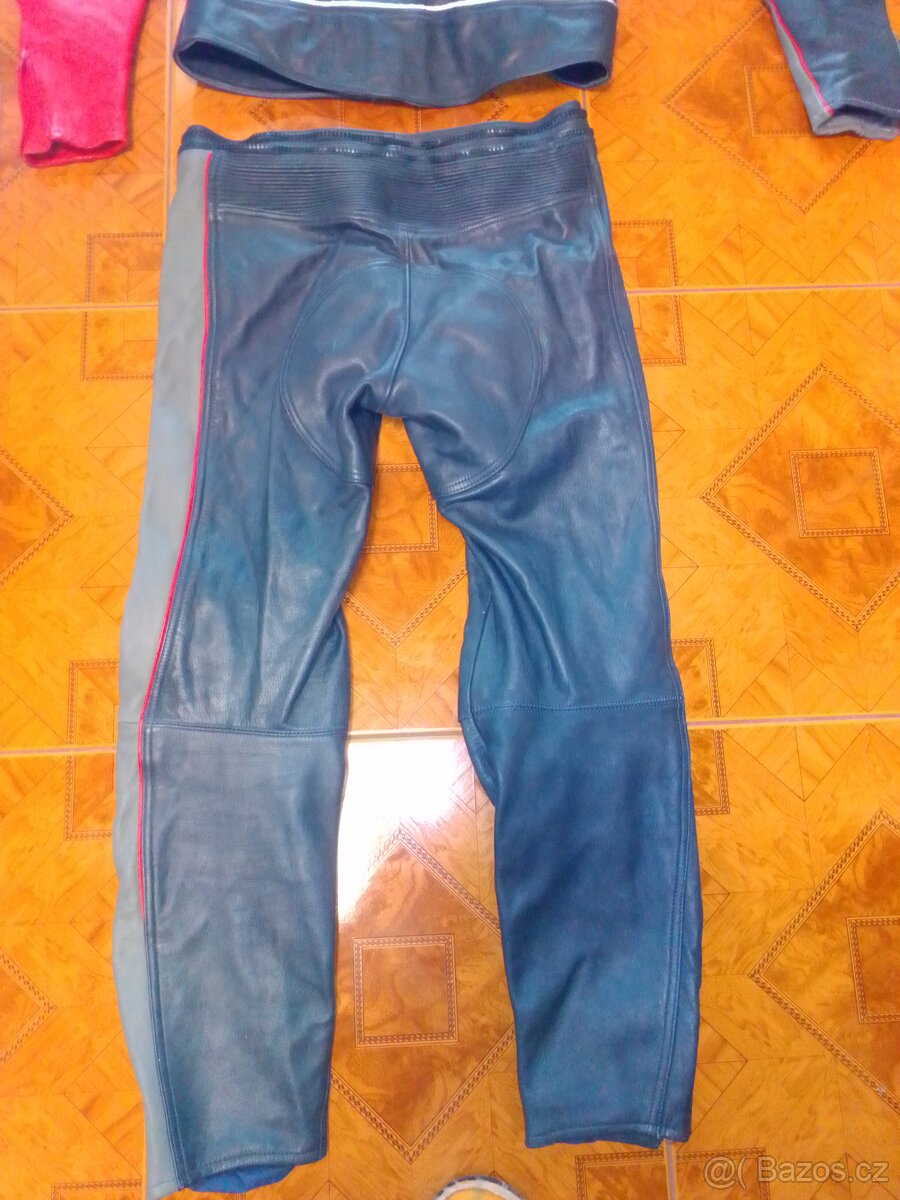 Dvoudílná kožená kombinéza RABERG vel.54 - 5