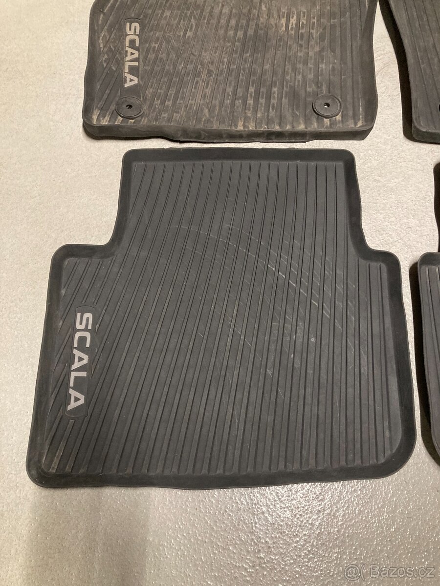 Gumové koberce do interieru - Škoda Scala - 5