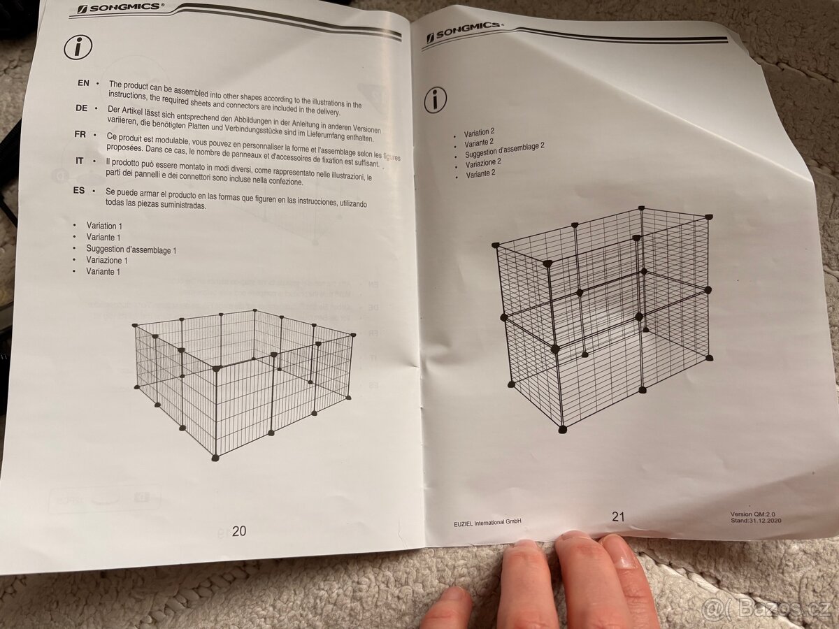 Ohrádka, klec, výběh pro králíčka/morčátko - 5