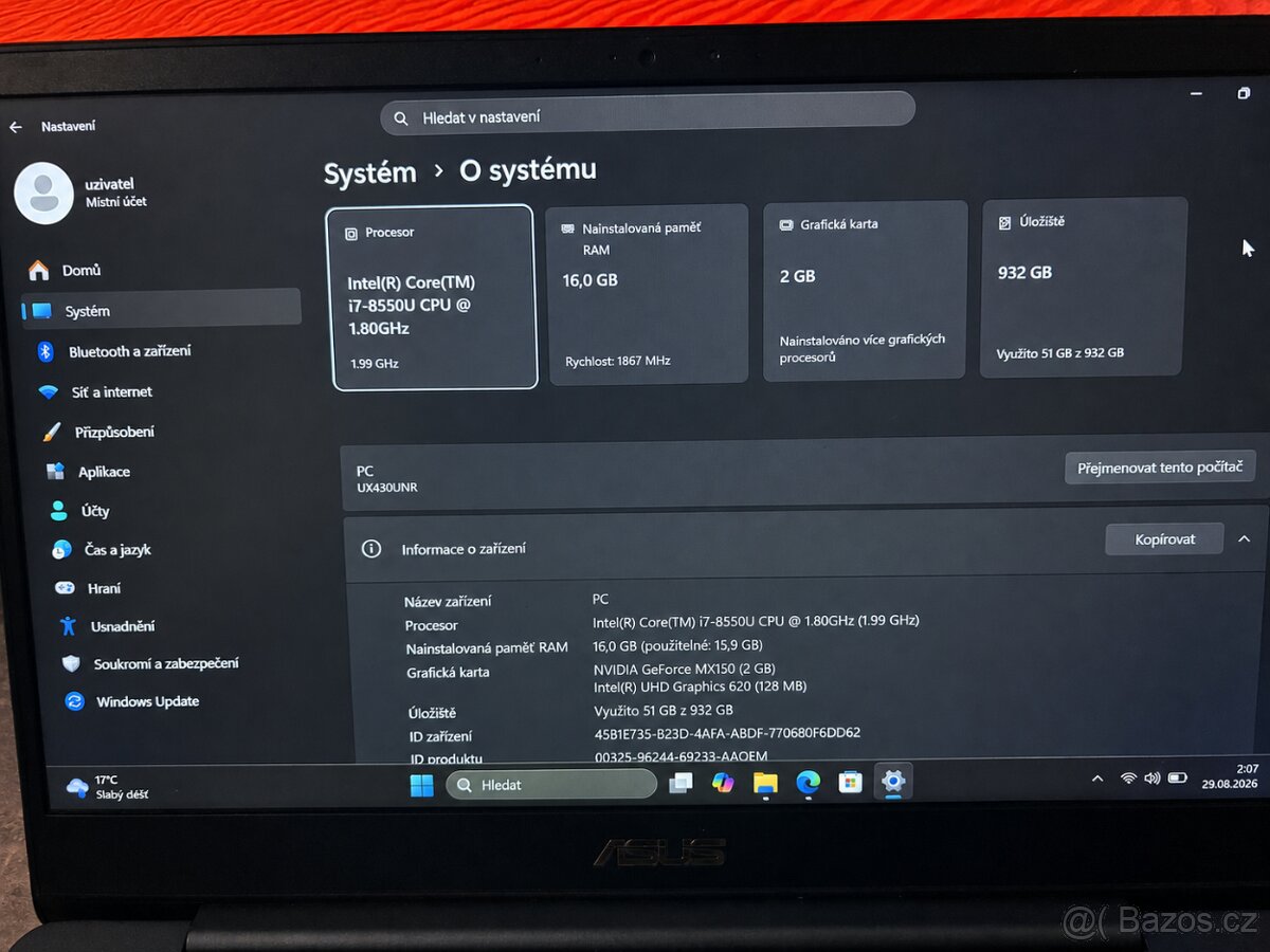 Asus - i7 nVidia 16GB RAM 1TB SSD - 5