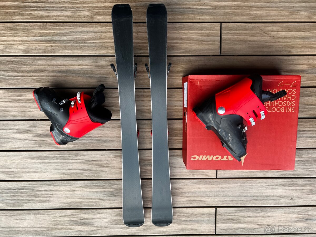 Atomic Redster 100 cm + boty 22/22,5 + Leki - 5