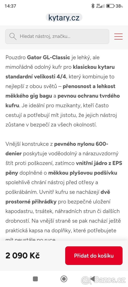 Pouzdro na kytaru - 5