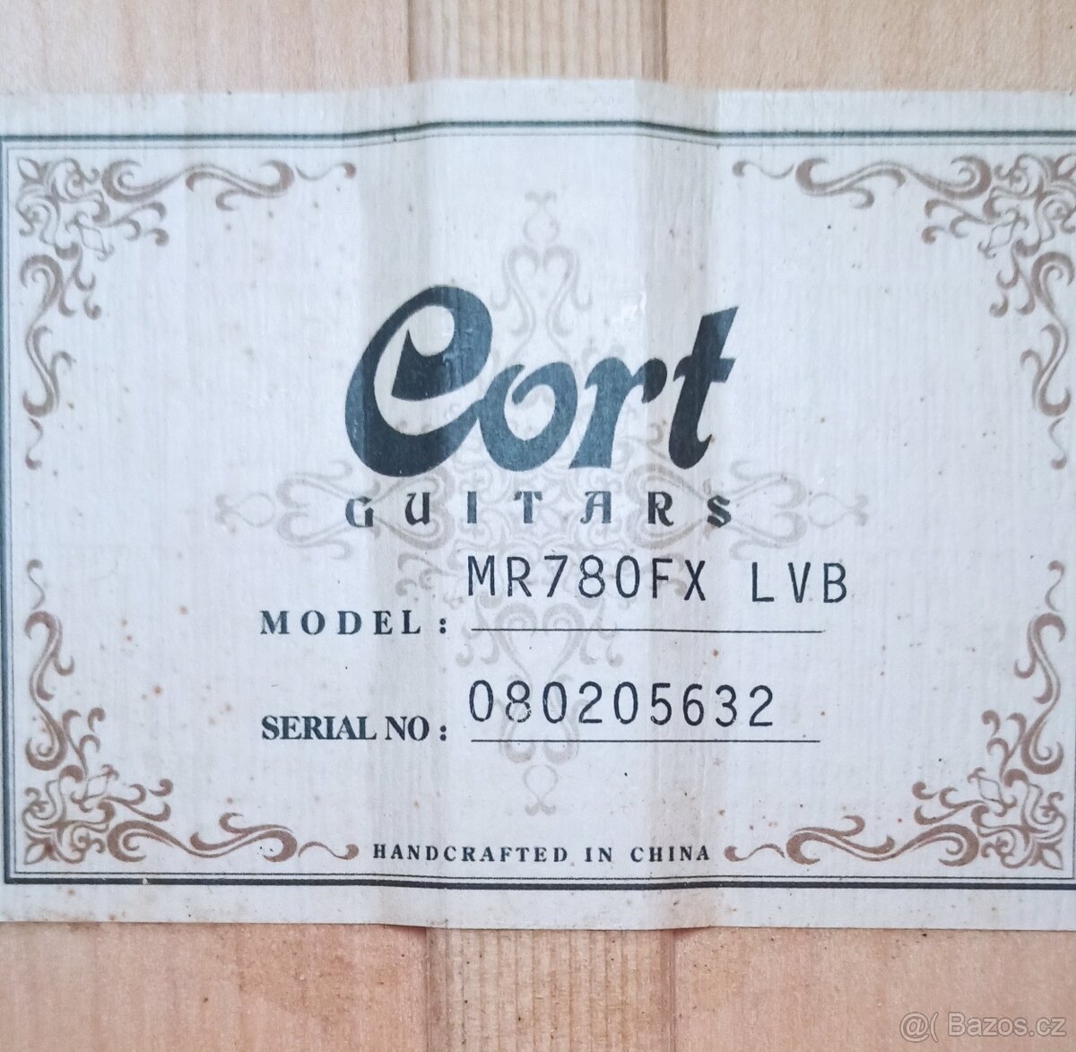 Predam el.ak. gitaru Cort MR780FX. - 5