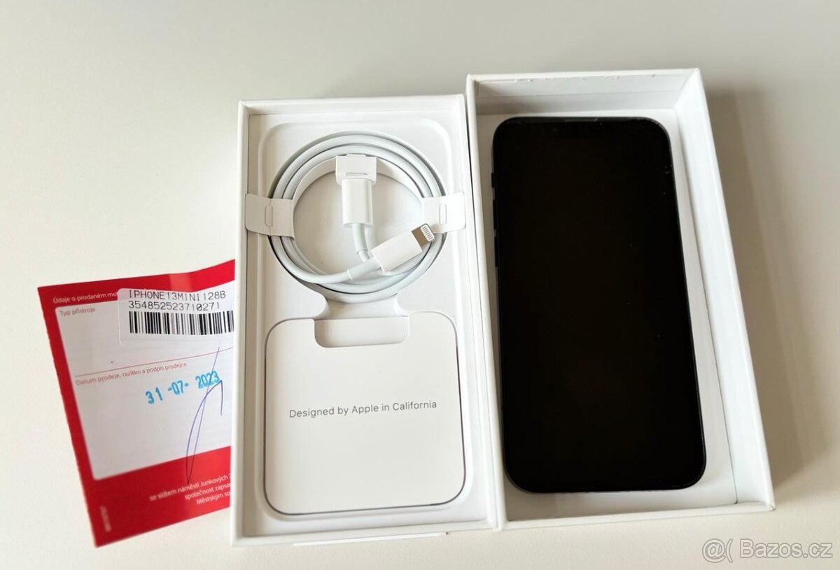 Prodám iPhone 13 Mini 128 GB Midnight - 5