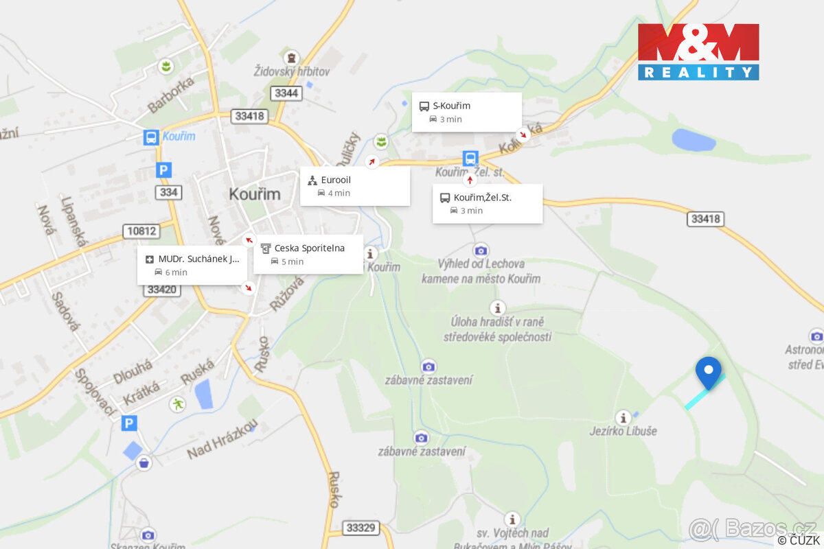 Prodej pole 1/3, 2320 m², Kouřim - 5