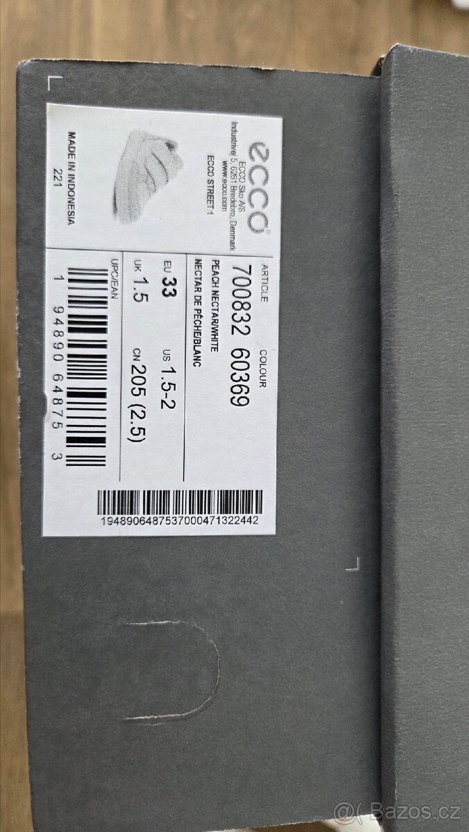 Dívčí boty ECCO Street 1 vel 33 - 5