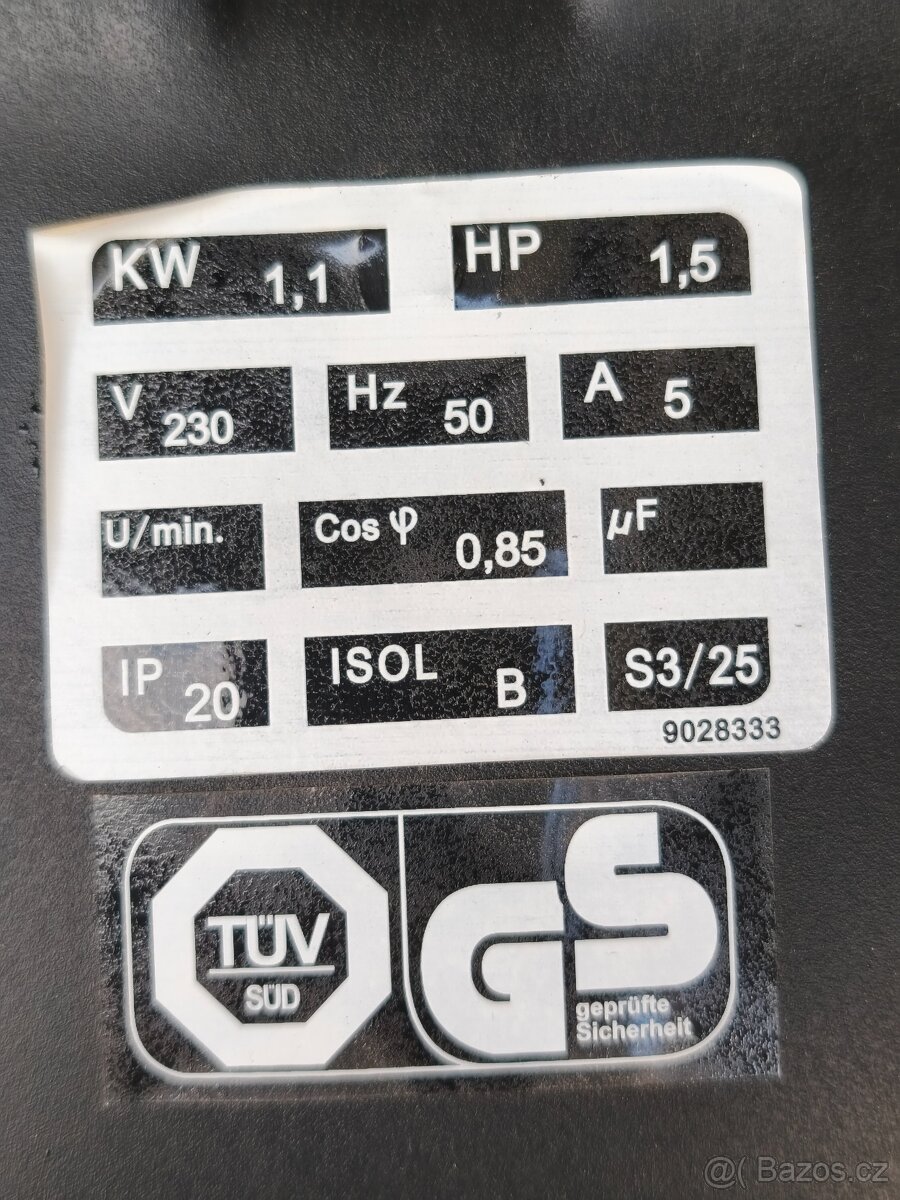 Prodám NEPOUŽITÝ Bezolejový kompresor NUAIR -50 LITRŮ. - 5