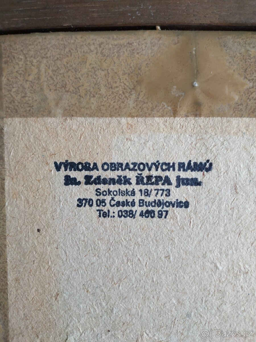 Obraz – Slunečnice ve váze, olejomalba na plátně - 5