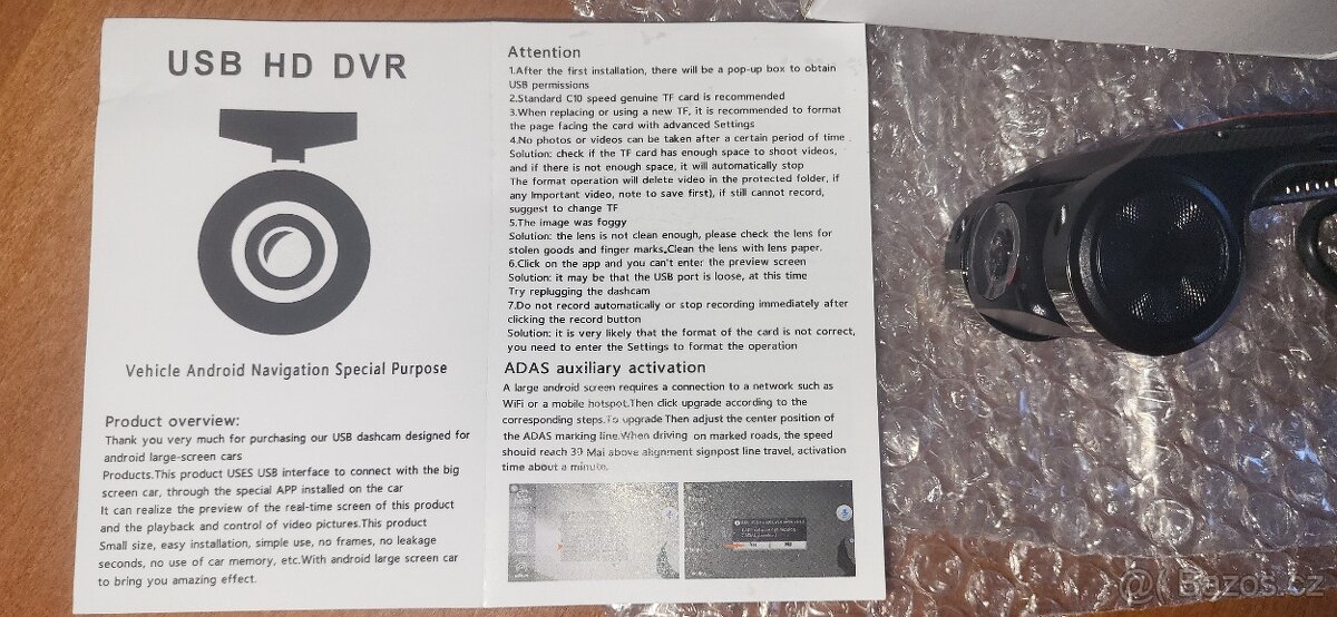 Autokamera s Androidem + 64 GB karta – nová - 5