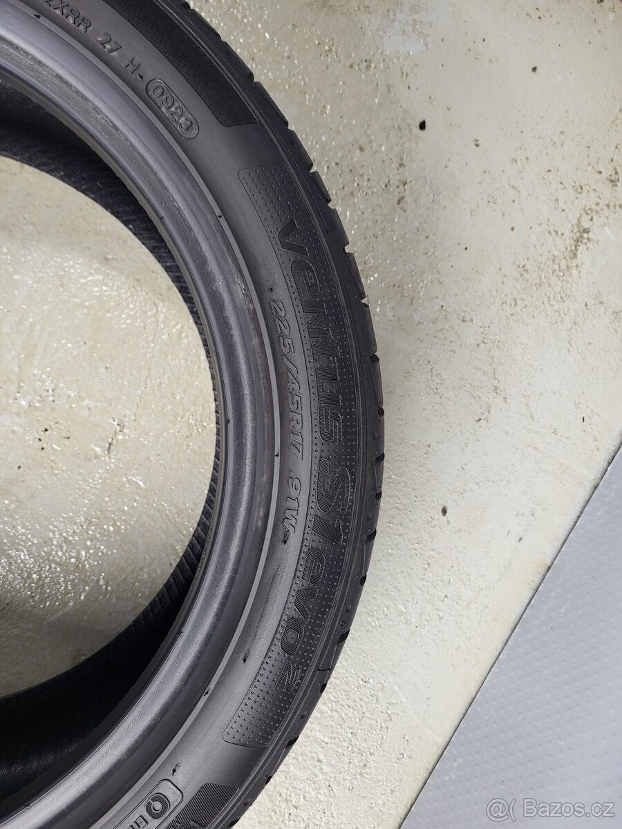 2x 225/45R17 Hankook letní pneu - 5