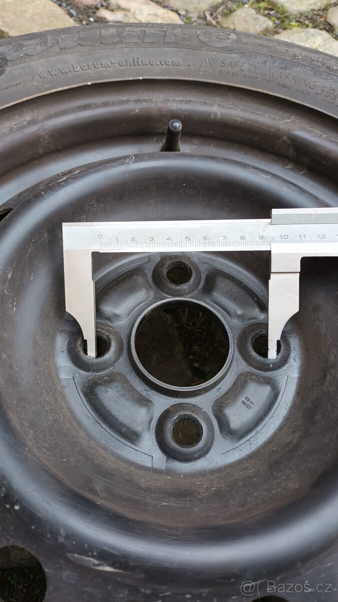 Ocelová disková kola na pneu 175/70 R 14 T - 5