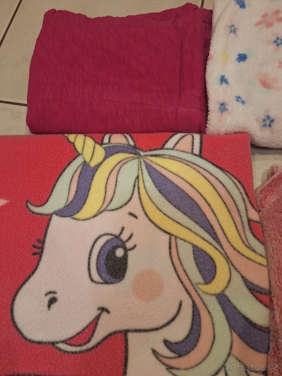 Sada 4 dek fleece nebo bavlna - 5