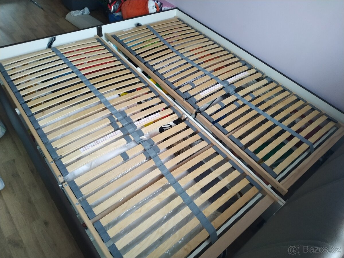 Manželská postel 185x210cm s úložným prostorem NOVÁ CENA - 5