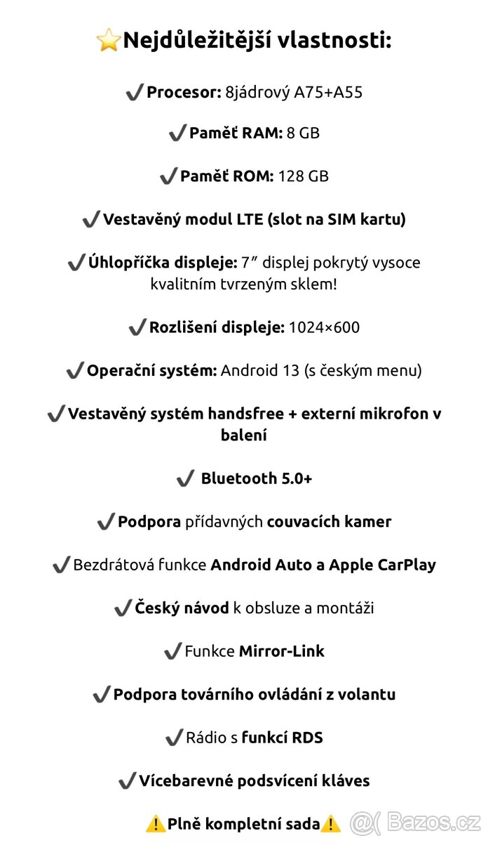 Radio NCS ZV7 Android LTE (ZÁRUKA) - 5