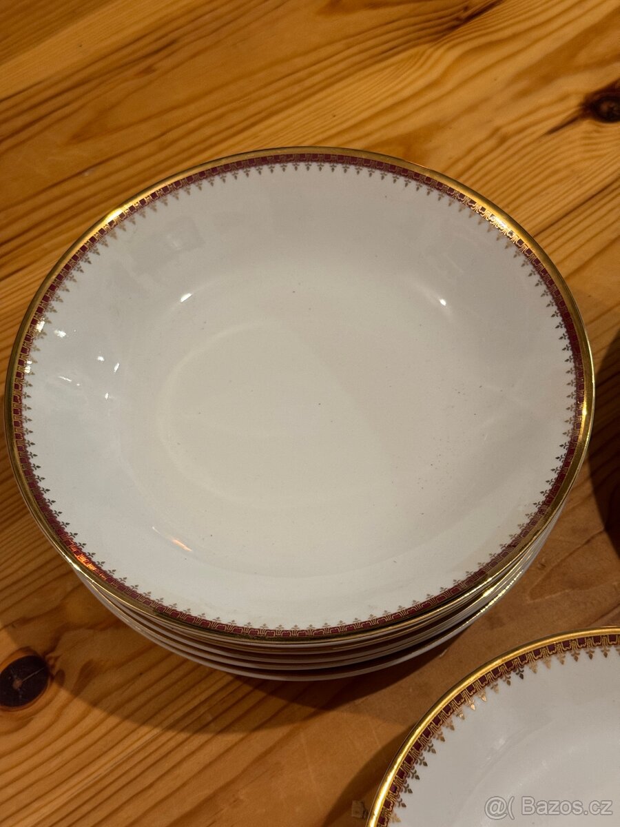 Porcelánová sada EPIAG D.F. Carlsbad – zlatý a červený dekor - 5