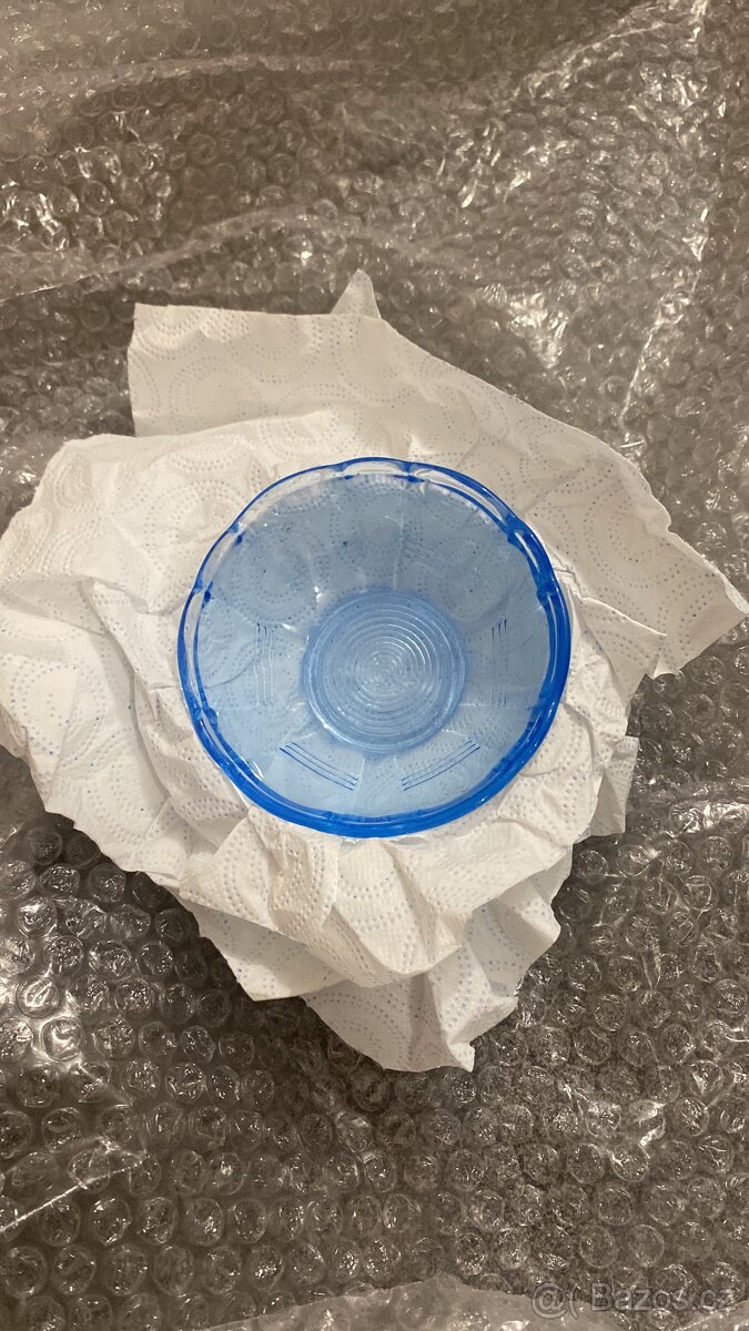 Modrý skeleněný set - 5