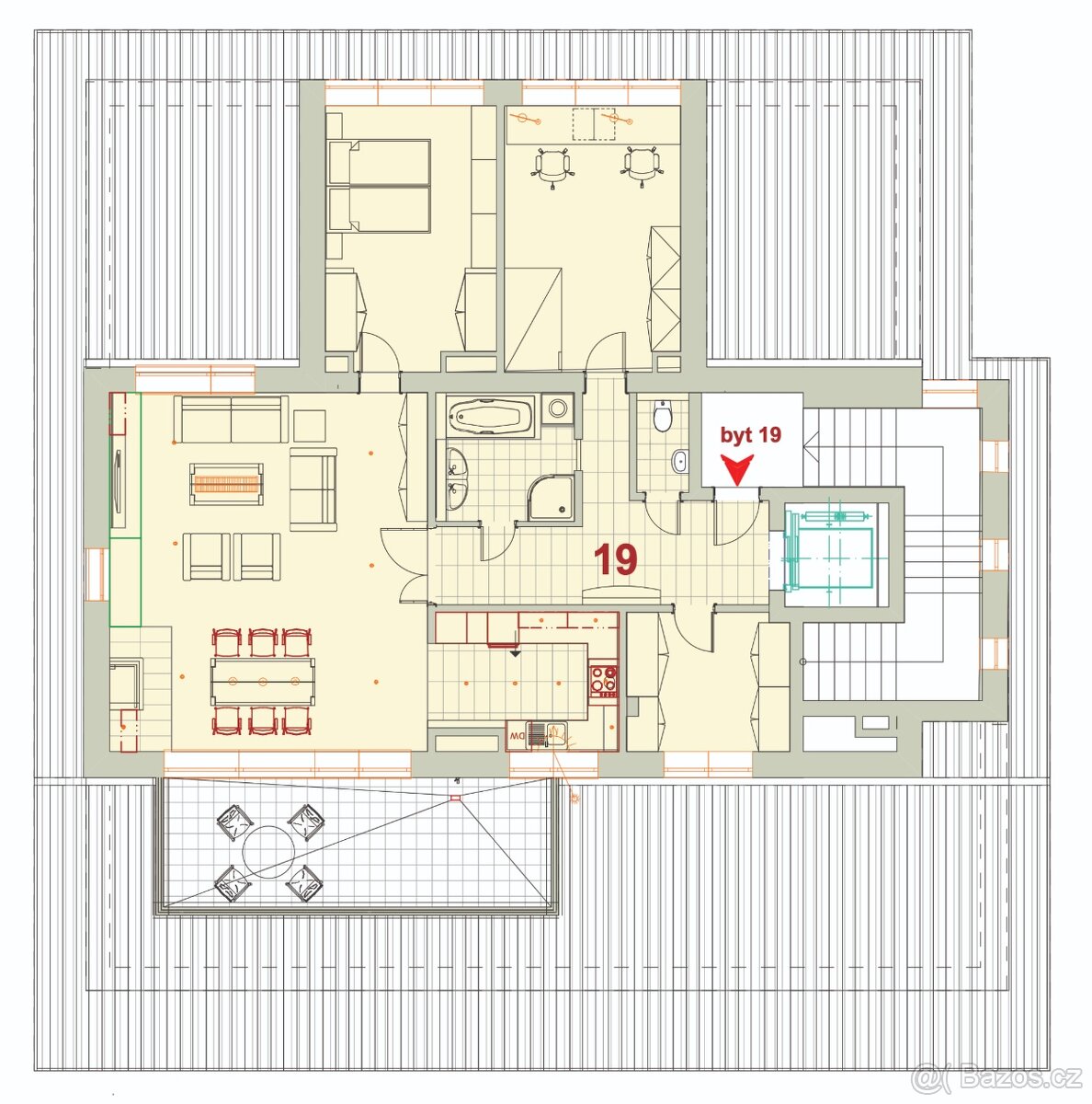 PRODEJ PENT HOUSELUHAČOVICE ( VILA MARIE ) - 5