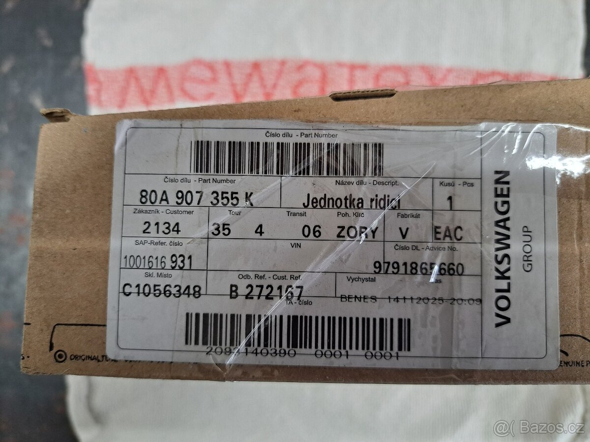 Řídící jednotka AdBlue 80A 907 355 K - 5