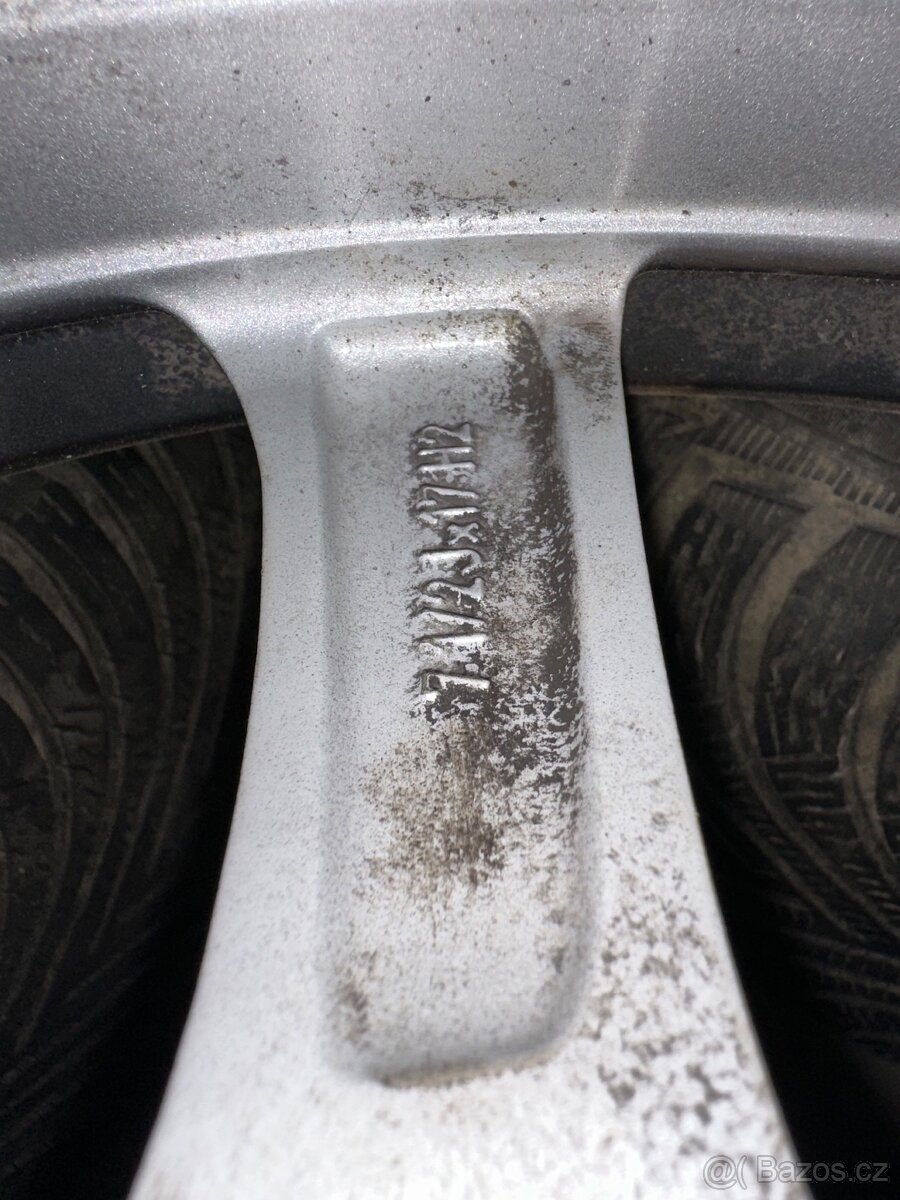 Alu kola bmw 5x112 r17 zimní sada - 5