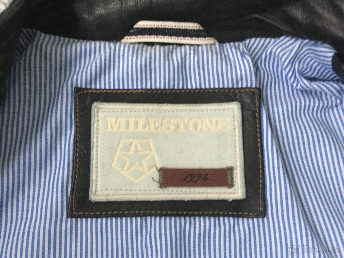 Super Kožená bunda Milestone 52 L - 5