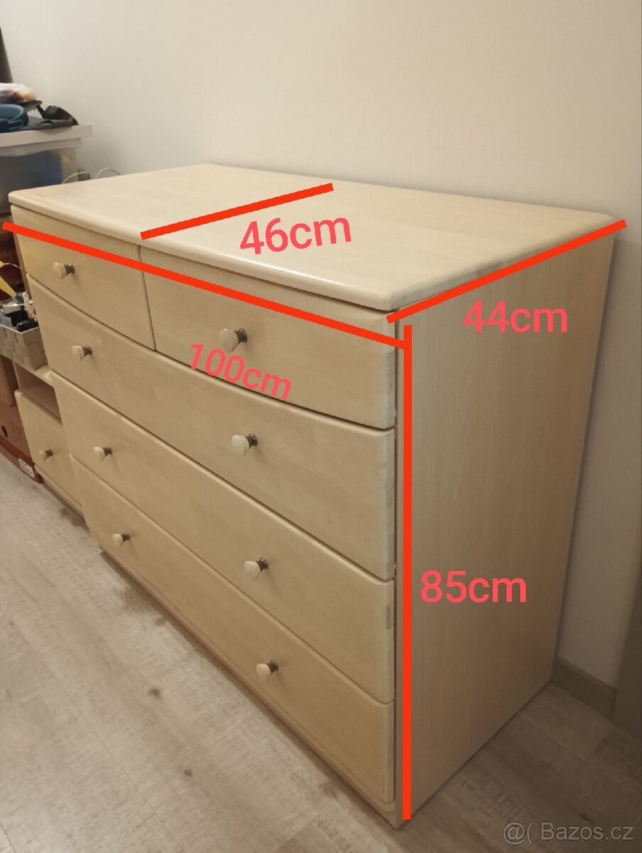 Komoda vzhled bříza - 5