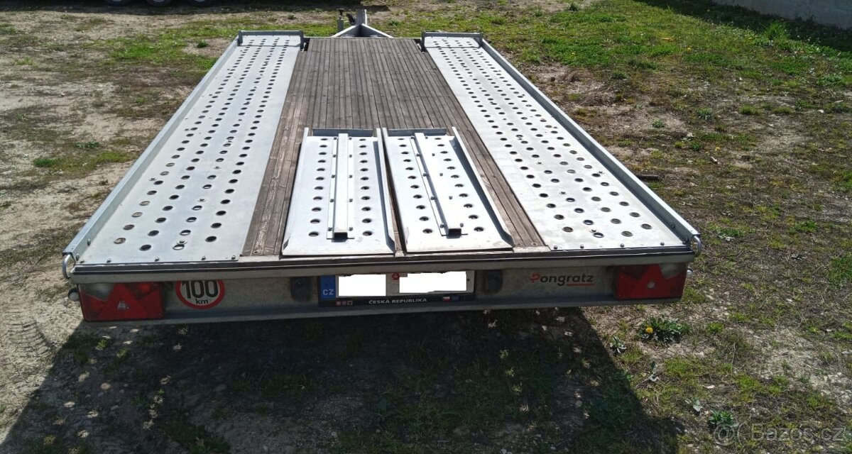 Přepravník Autopřepravník Přívěs Pongratz 3000 kg